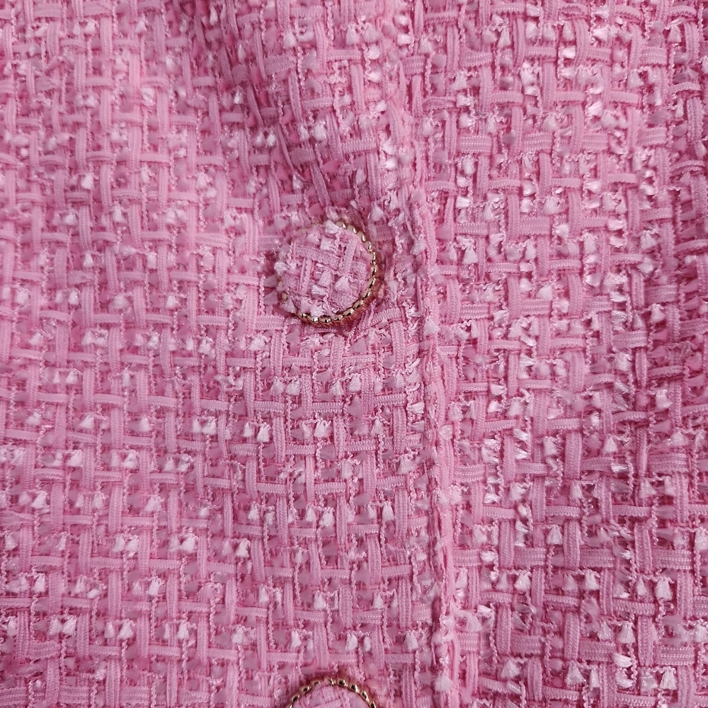 NWOT Endless Rose Tweed Mini Dress - Picture 7 of 9